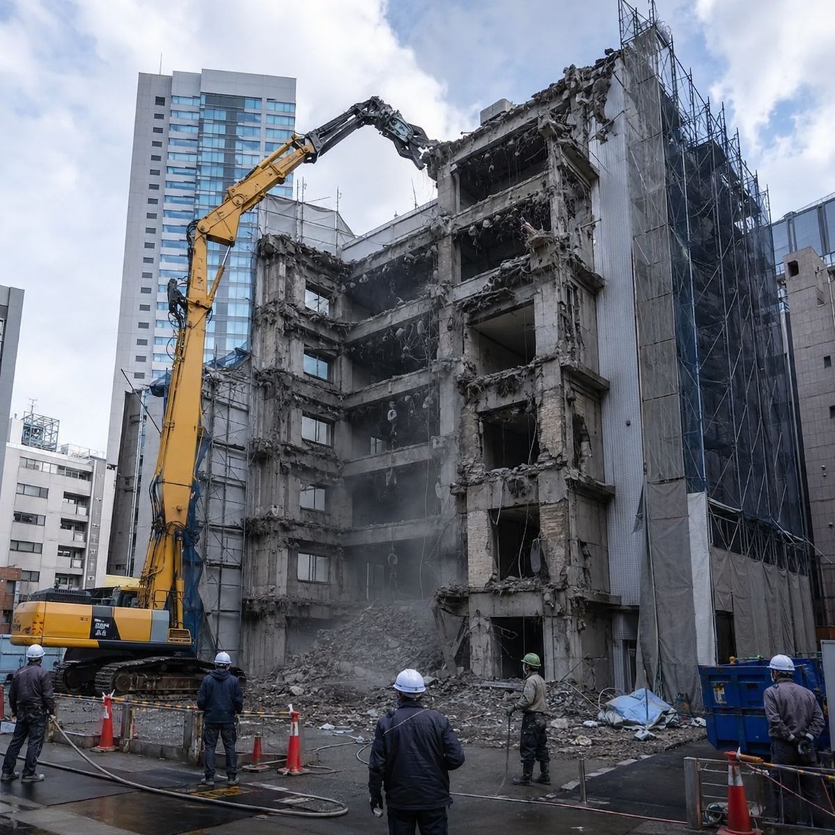 解体工事会社のホームページ制作デモ｜ホームページ工務店